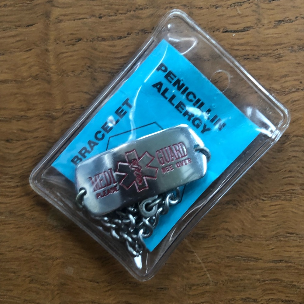 Penicillin Allergy Medical Bracelet